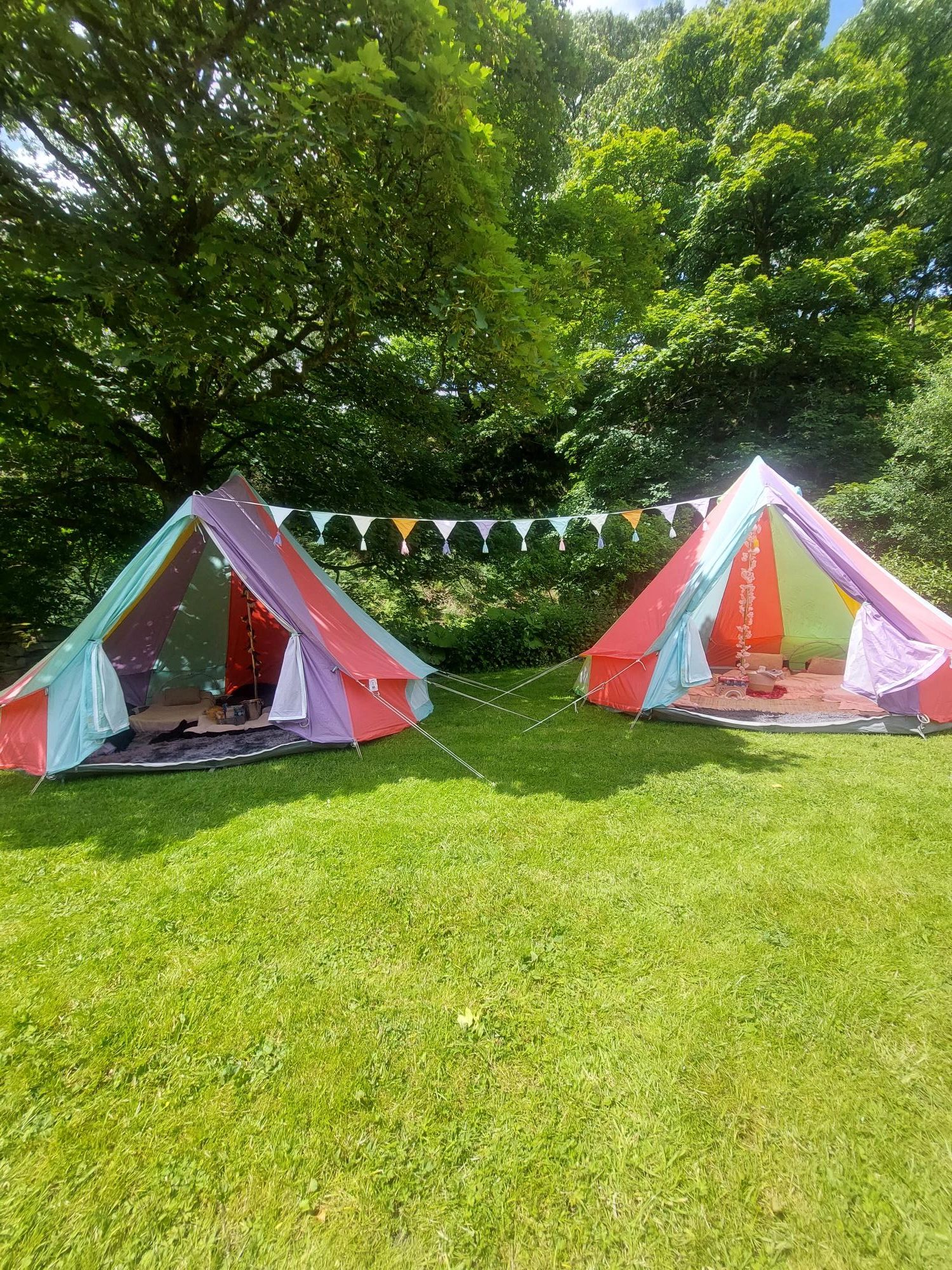 Rainbow bell tent hotsell